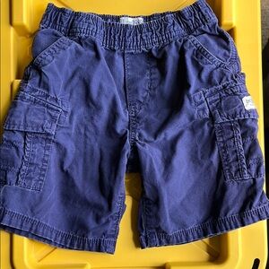 Place Navy Elastic Waist Shorts